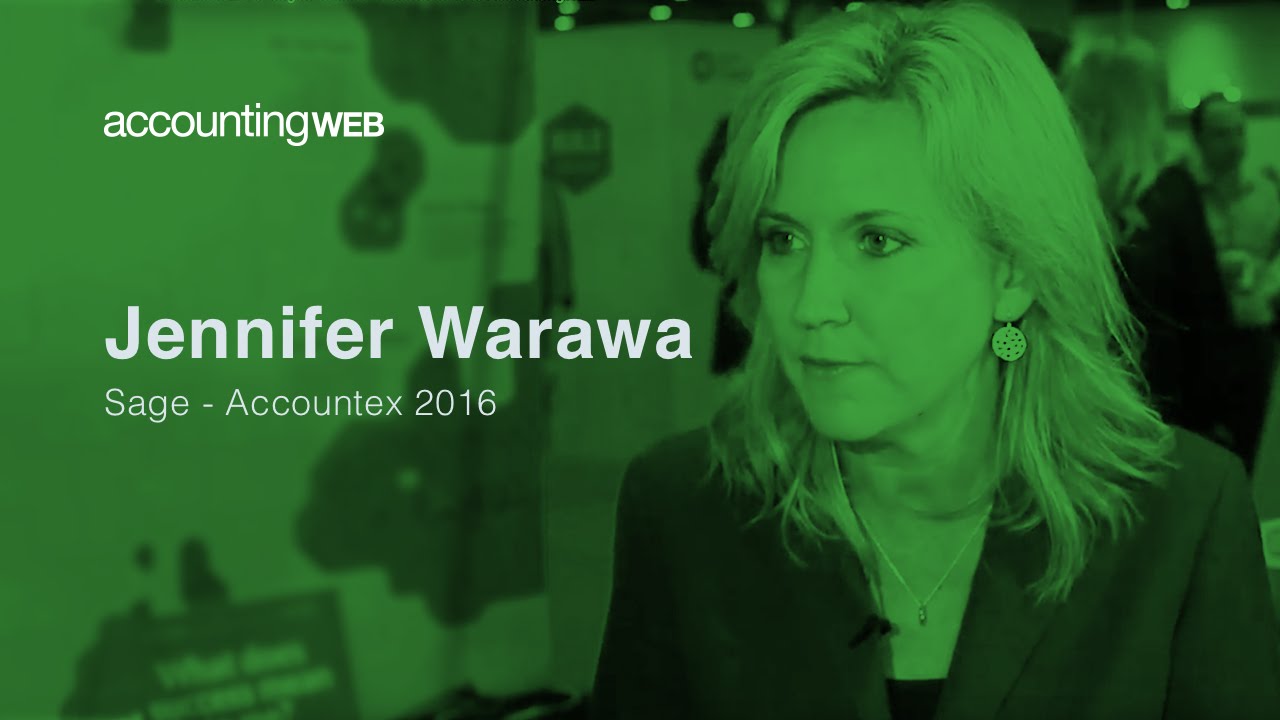 Accountex 2016: Sage's Jennifer Warawa talks to AccountingWEB