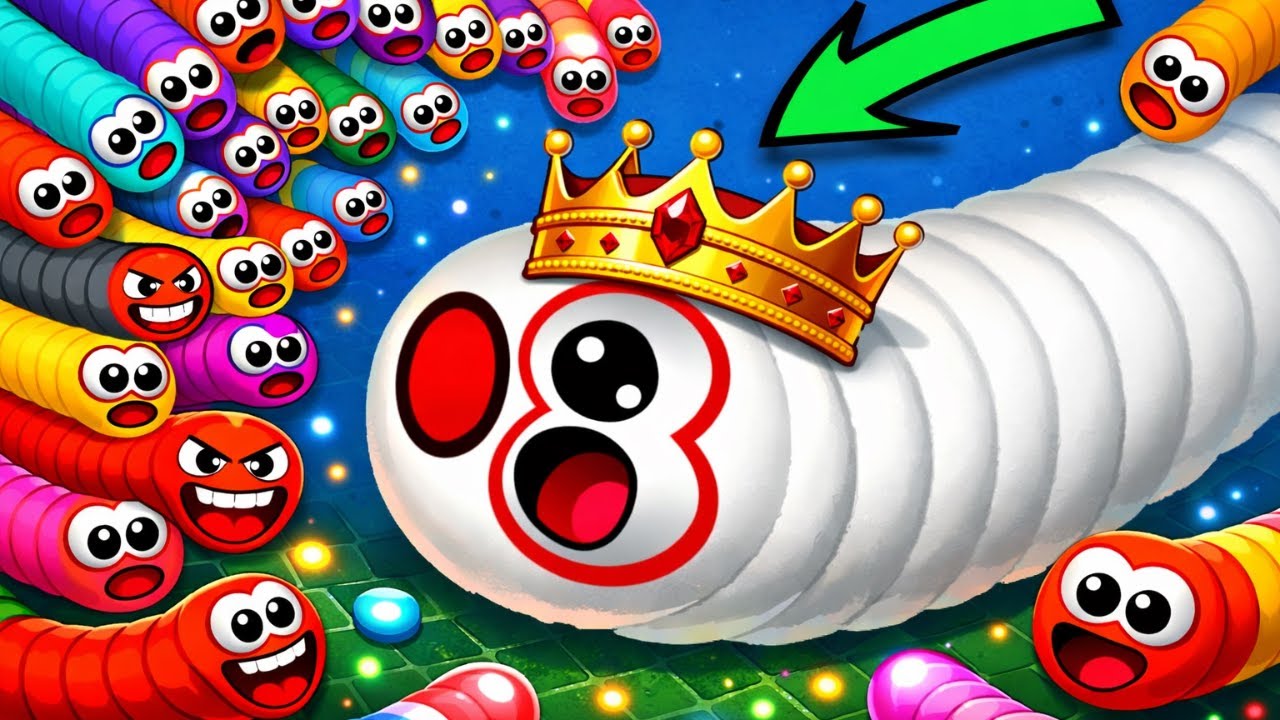 I Started as Noob… Ended as KING 🐍👑 | One Mistake = Game Over 💀 | Snake.io Gameplay