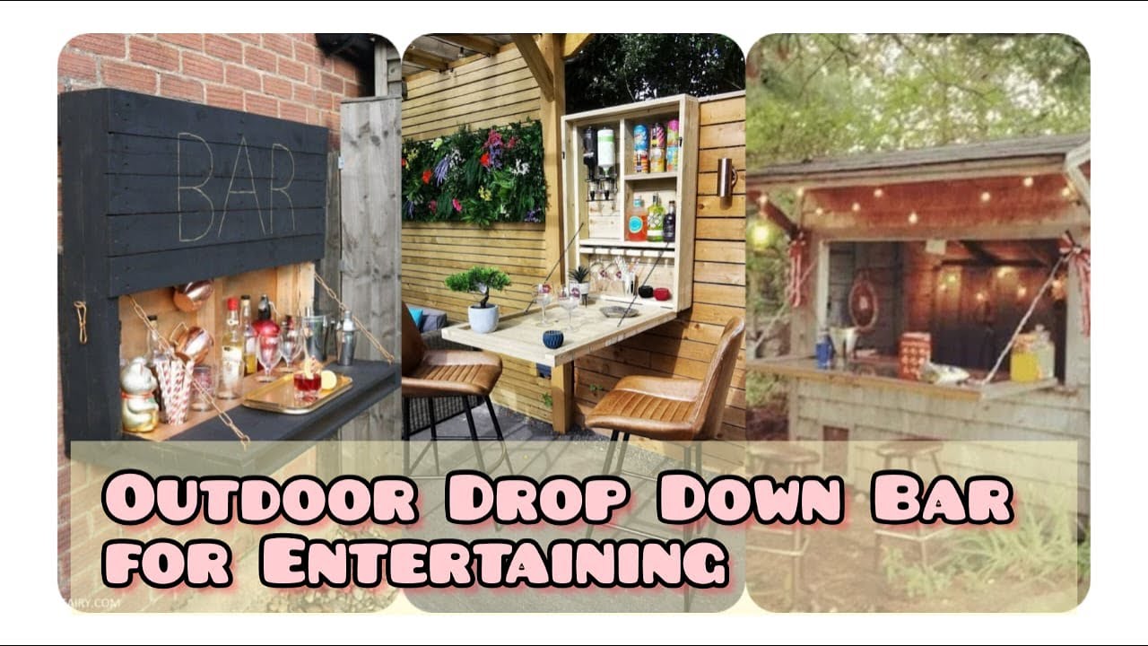 Latest Designs of Fun Outdoor Drop Down Bar For Your Family