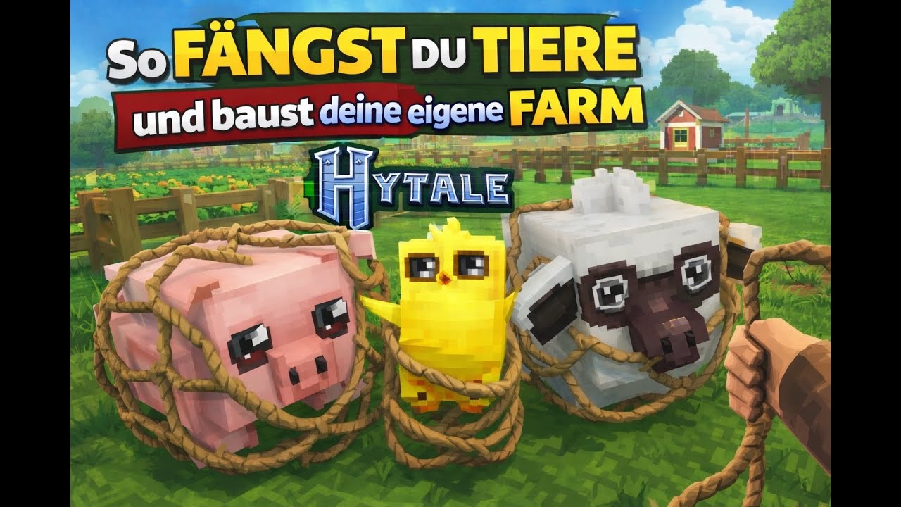 Hytale: So fängst du TIERE RICHTIG & bekommst ENDLICH EIER! 🥚 Farm Guide