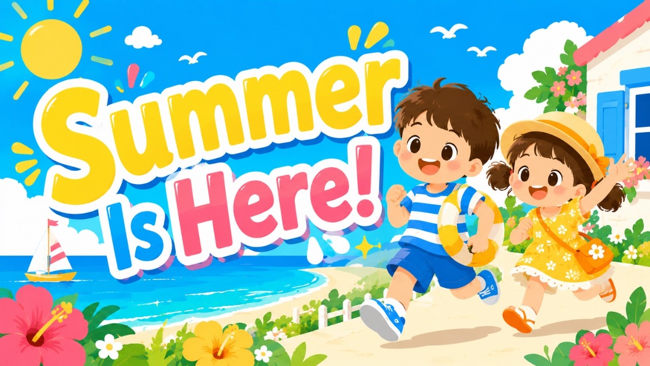 Watch Summer Is Here! ☀️ Summer Song for Kids | Fun Beach Song & Happy Summer Music on YouTube Watch Summer Is Here! ☀️ Summer Song for Kids | Fun Beach Song & Happy Summer Music on YouTube
