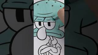 Coloring Squidward SpongeBob SquarePants Kamp Koral #coloring #art #squidward #spongebob