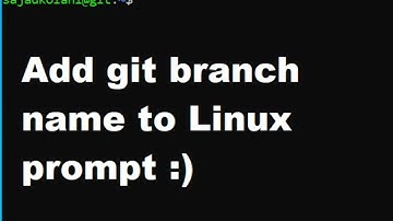 How to add git branch name to Linux bash prompt
