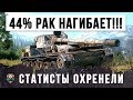 44% РАК НАГИБАЕТ СТАТИСТОВ WORLD OF TANKS