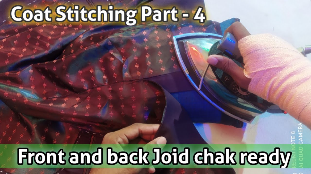 Coat Stitching Part - 4 | 2 button said chak |  Front and back Joid  Stich Chak | Raj Tailor's