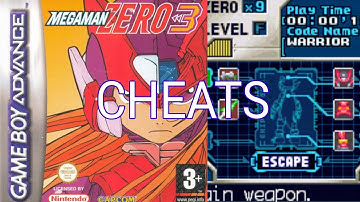 CHEATS MEGAMAN ZERO 3 GBA