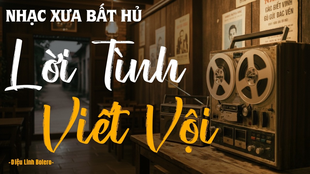 Lời Tình Viết Vội ➤ Nhạc Vàng Xưa Trầm Lắng Yêu Thương, Toàn Bài Hay Bất Hủ