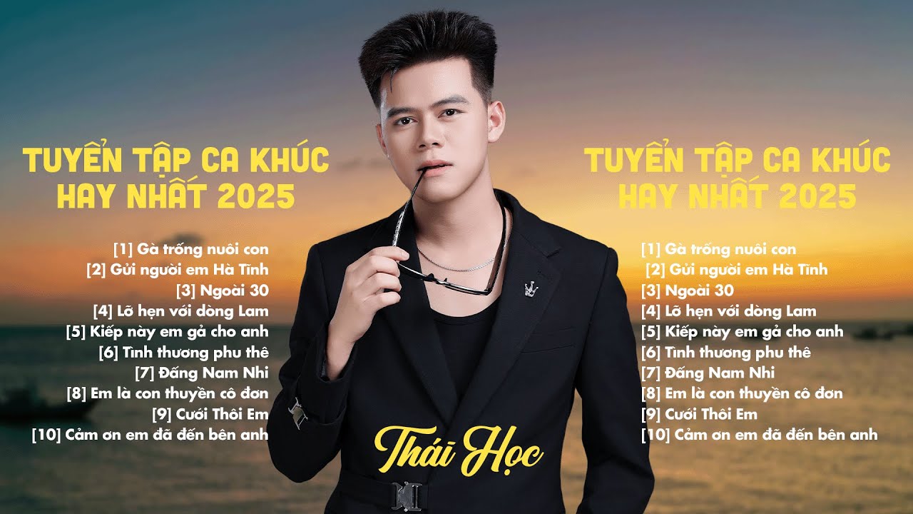 Tuyển Tập Nguyễn Thái Học | Những Ca Khúc Hay Nhất 2025 - Gà Trống Nuôi Con, Ngoài 30, Cảm Ơn Em...