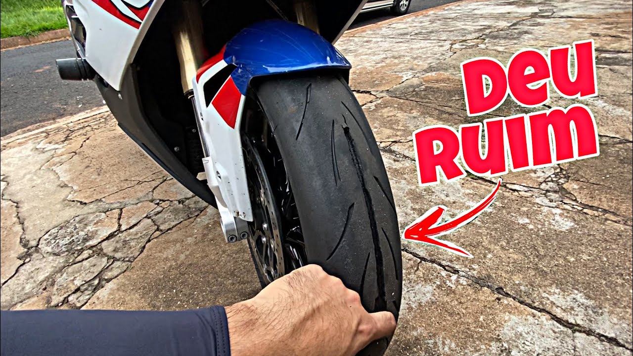 O PNEU DA S1000RR "ESTOUROU" A 260Km/HR