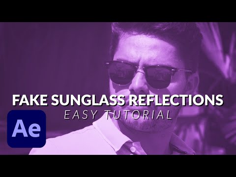 How To Fake Reflections in Sunglasses using After Effects (Tutorial)