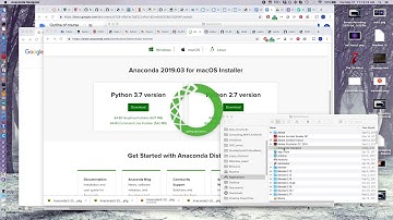 Install Anaconda and Beginning use of Jupyter notebook on a Mac (GUI)