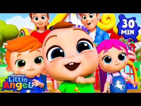🎢🎉 Baby John’s Amusement Park Adventure! | Little Angel | Family Time! 👨‍👩‍👦