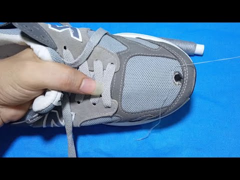 How to sew shoes invisibly allows us to recycle shoes again