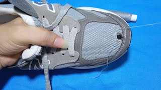 How to sew shoes invisibly allows us to recycle shoes again