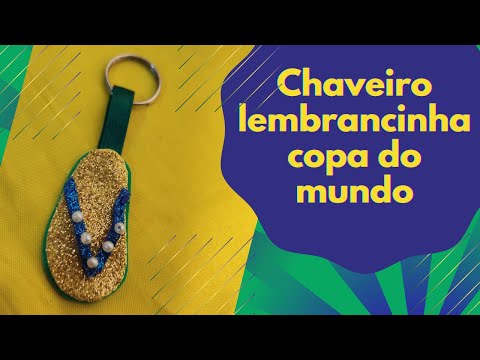 Lembrancinha chaveiro chinelo