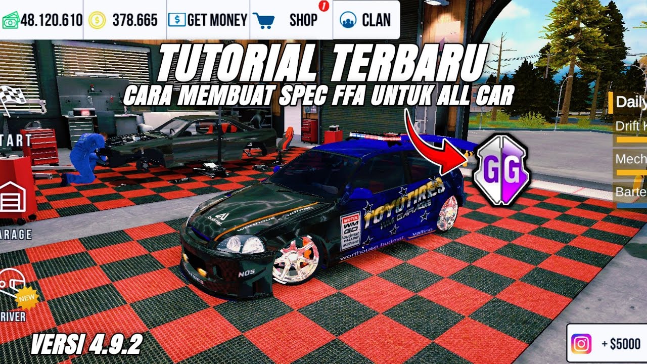 TUTORIAL TERBARU!! CARA MEMBUAT SPEC FFA UNTUK SEMUA MOBIL - CAR PARKING MULTIPLAYER