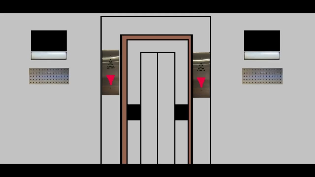 Animated: “𝕄𝔸𝔻ernized” OTIS Traction Elevators, 82 Nelbranton St W, 🏙️Toronto, ON