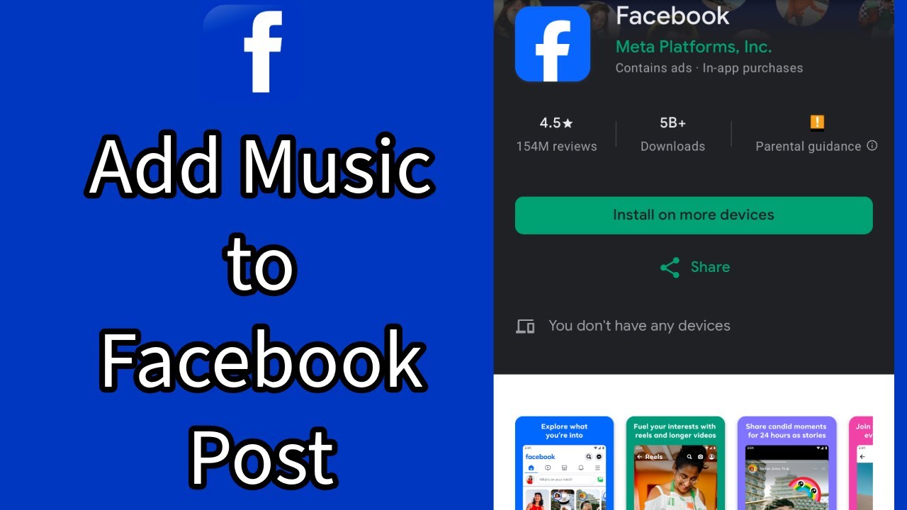 How to Add a Music to Your Post on Facebook? Insert a Music to Your ...