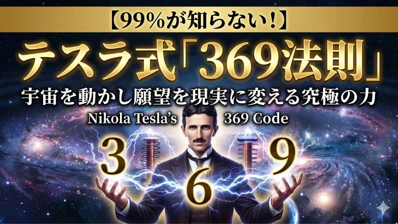 99％が知らない！テスラ式369法則──宇宙を動かし願望を現実に変える究極の力