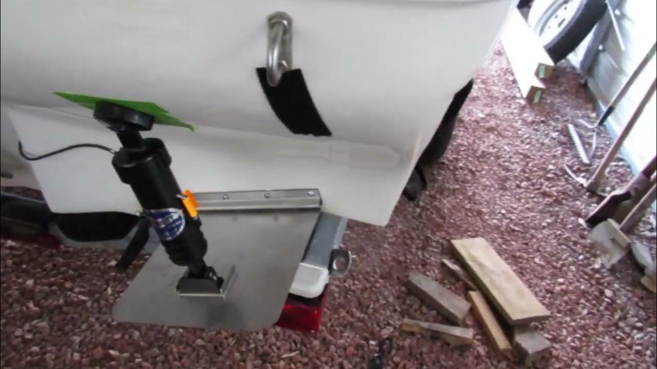 Self Leveling Trim Tab Install on a 99 Sea Ray 180 YouTube