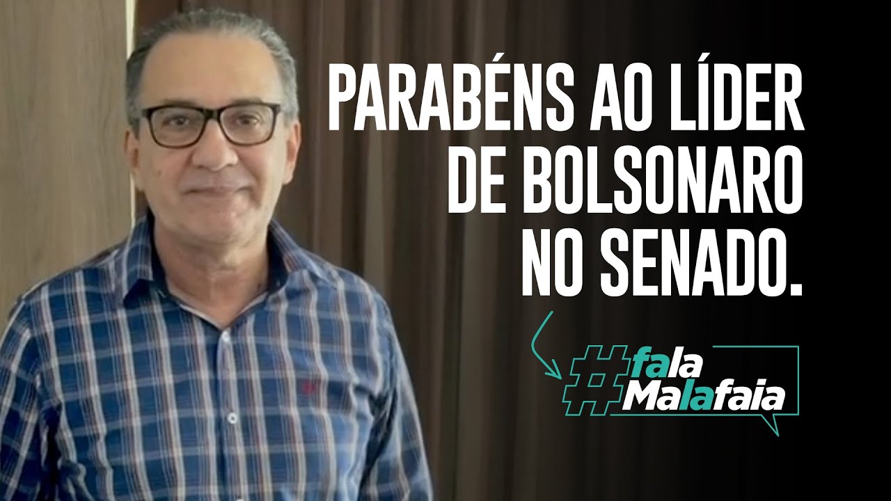 Parabéns ao líder de Bolsonaro no senado.