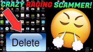 SCAMMER RAGES AND DELETES MY FILES!