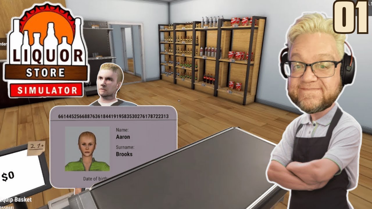 Liquor Store Simulator Ep 1 | Checking IDs and Overcharging Customers