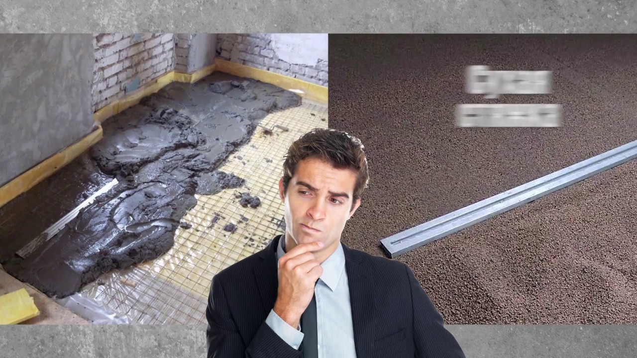 Сухая стяжка пола- чистый выбор! Ровный пол на десятилетия! - YouTube