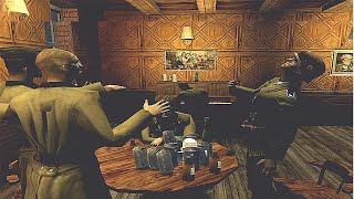 Getting Drunk with Some German Lads in Medal of Honor Frontline Remastered