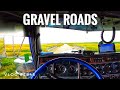 GRAVEL ROADS | My Trucking Life | Vlog #2846