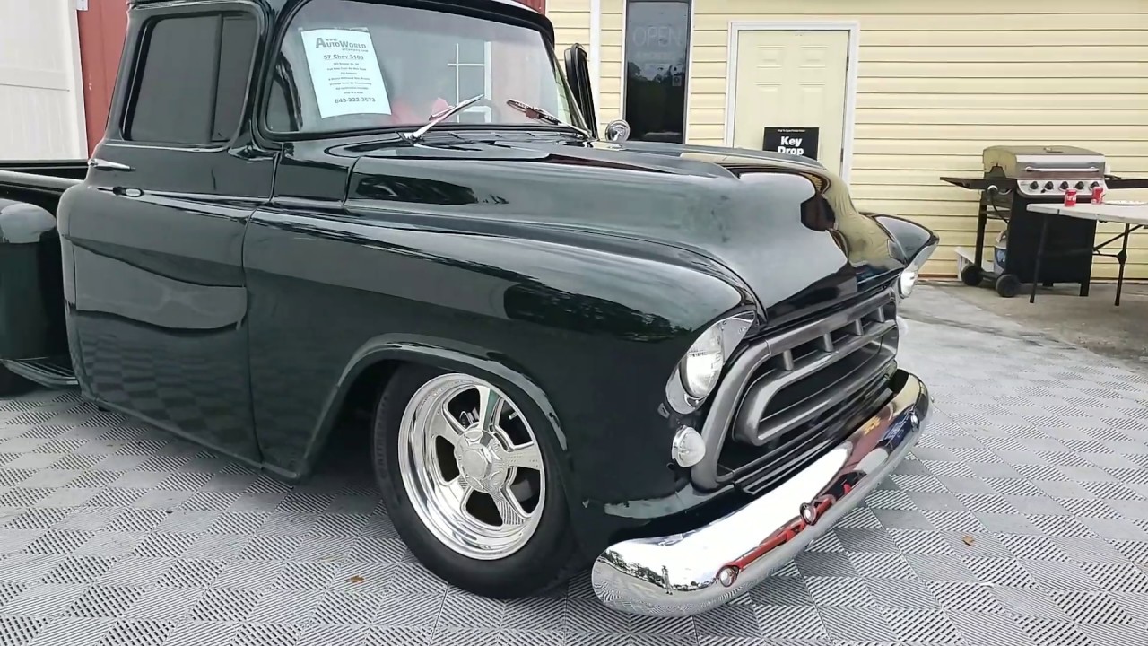 1957 Chevy 3100 Air Ride TCI chassis show truck YouTube