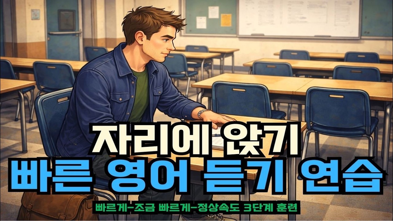 [빠른 영어듣기 연습] 자리에 앉기!