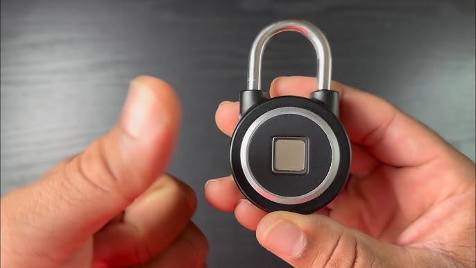 Pothunder Fingerprint Smart Padlock Lock Biometric Metal - Temu