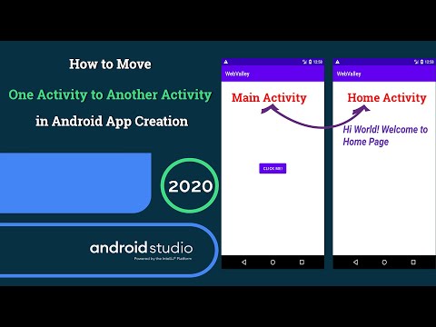 How to Move From One Activity to Another Activity in Android App using Android Studio