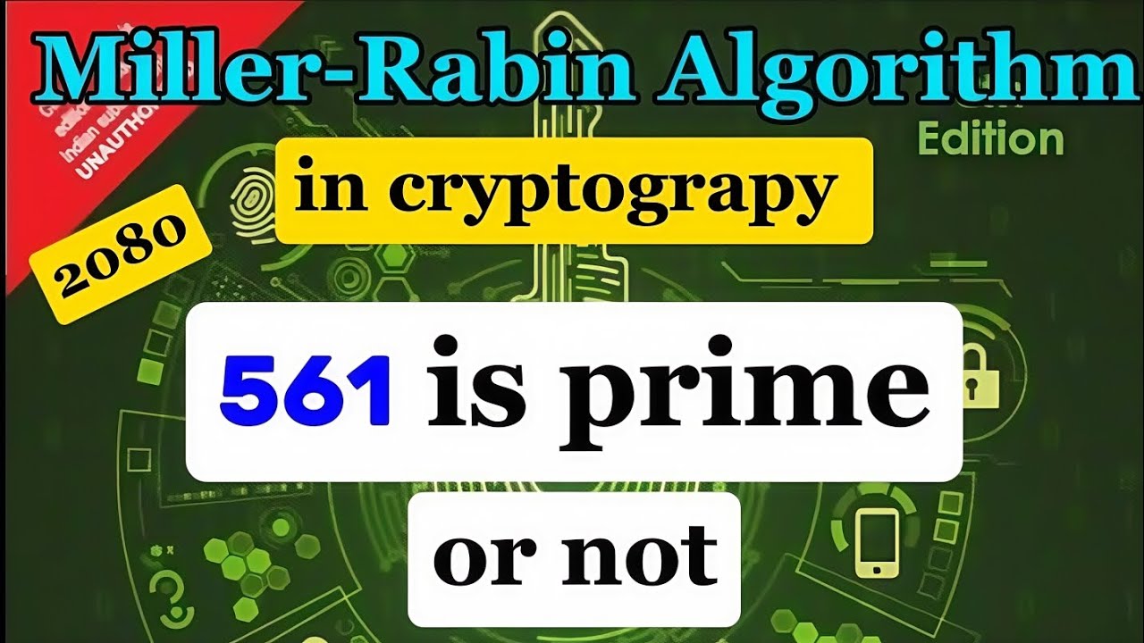 Miller Rabin Primarily Test .(solved old Q's 2080)#Cryptography#Miller ...