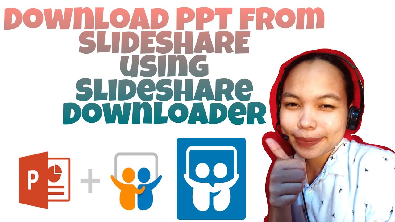 how to download presentation in slideshare