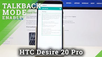 How to Enable TalkBack in HTC Desire 20 Pro - Activate TalkBack Function