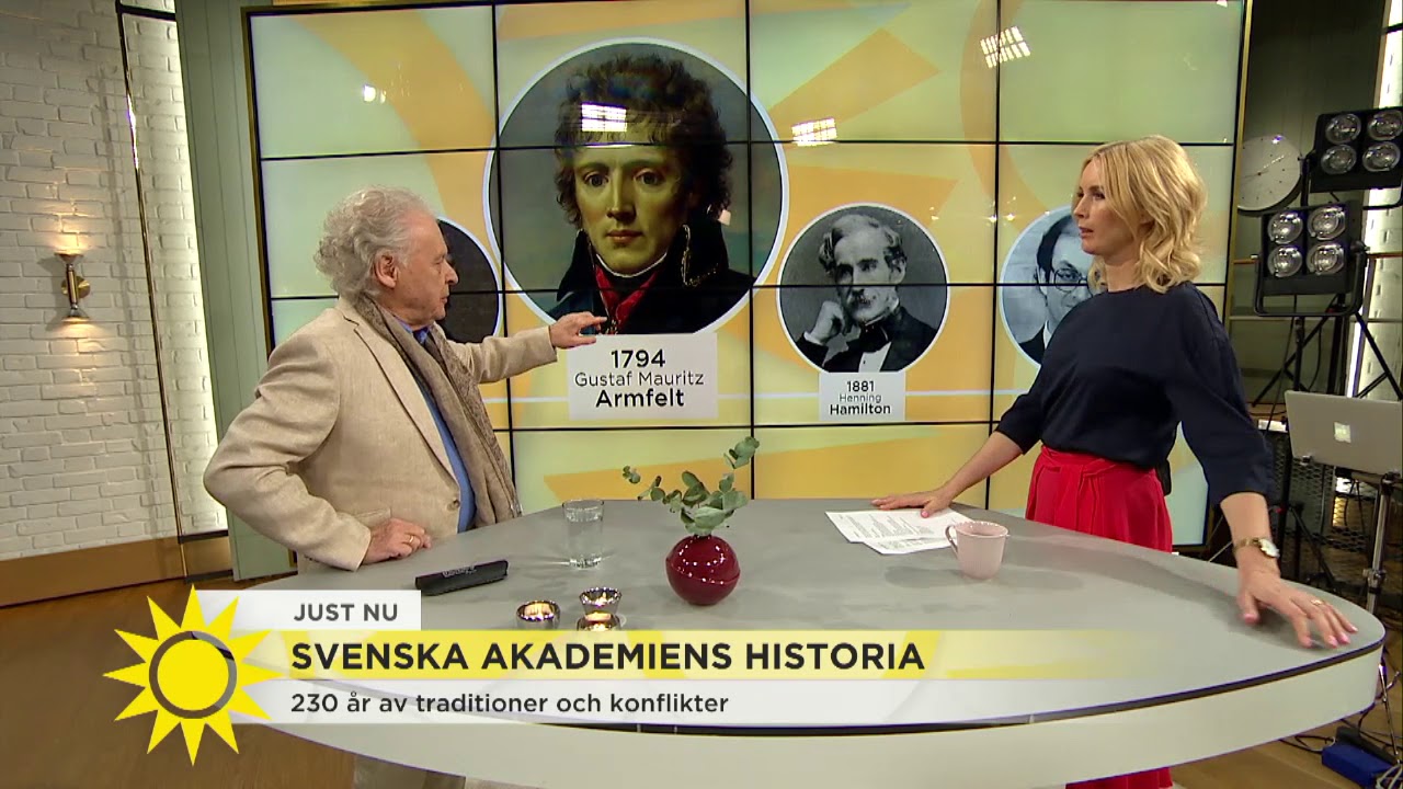 Svenska Akademiens historia - 230 år av konflikter & traditioner. - Nyhetsmorgon (TV4)