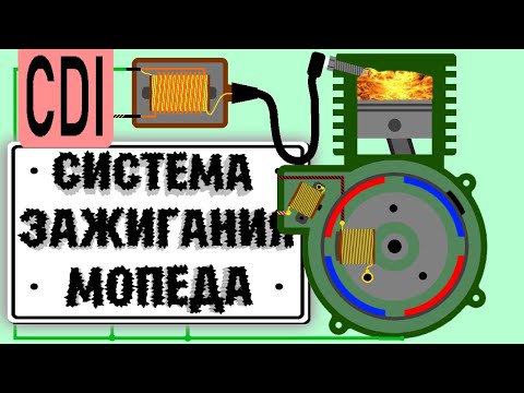 Как работает зажигание скутера CDI, описание, схема. ignition scooter encendido scooter