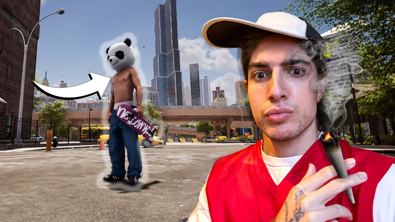 Getting in THE ZONE! - Playing SESSION Skate Sim While STONED (4K)