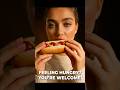 “WARNING: This Hot Dog Will Make You Hungry 😭🔥” #asmr #food #hotdog#viral #beautifulgirl#shortsvideo