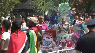Marchers, spectators celebrate New York Carnival Parade on Labor Day