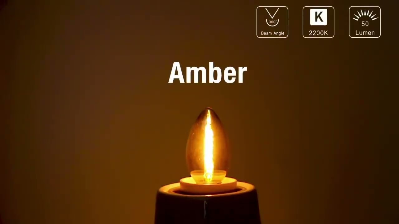 C7 E12 Led Bulb 220V Candle Light E14 110V 0.5W Night Lights Warm