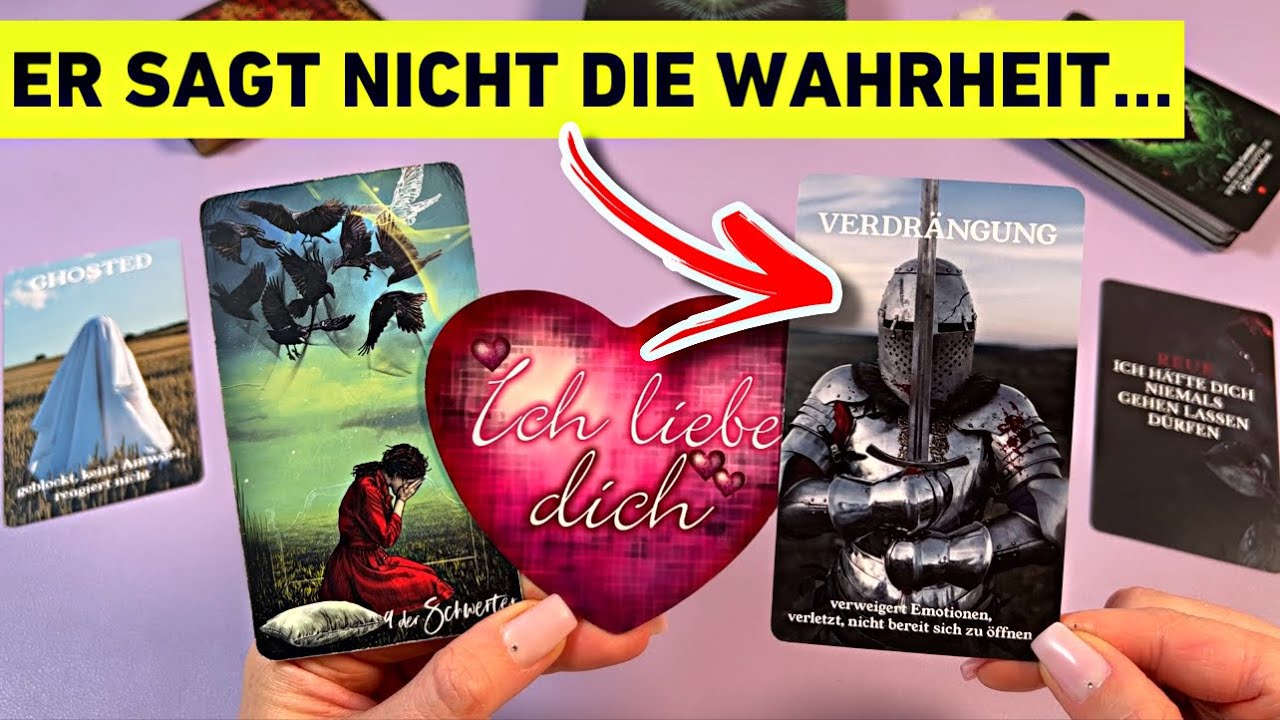 FEIGE 😳 JEMAND hat Dich & Sich BELOGEN & will endlich damit aufhören, er PLANT etwas... Tarot Liebe