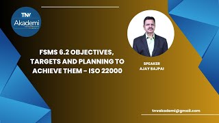 Webinar On Food Safety Objectives And Planning To Achieve Them ISO 22000