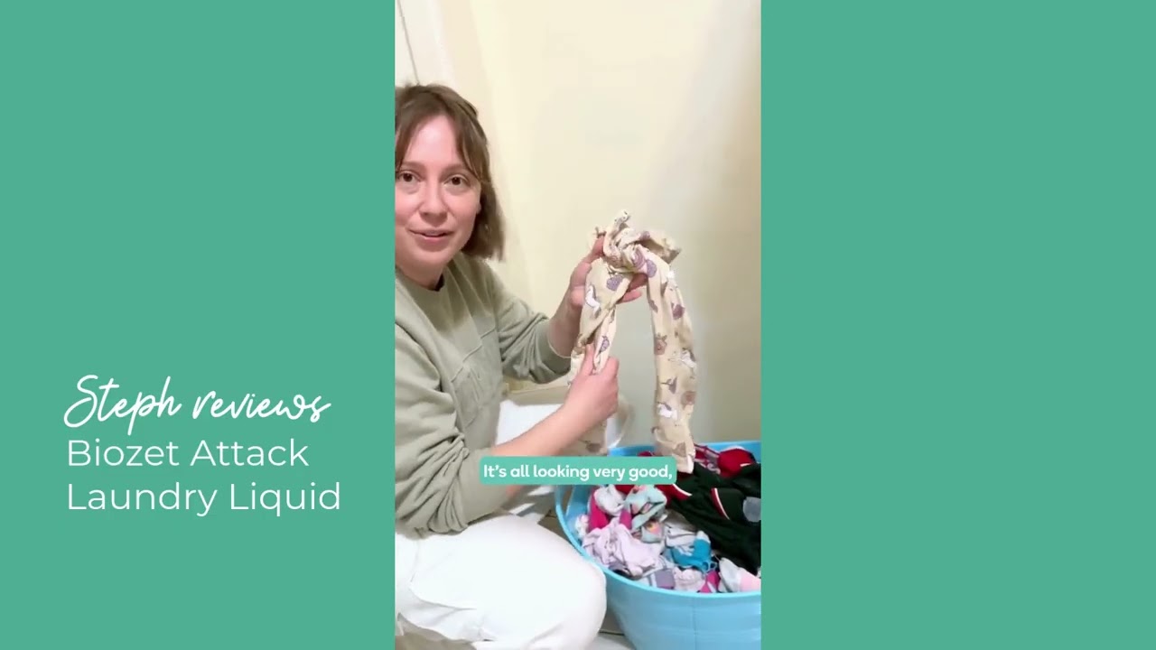Biozet Attack Laundry Liquid | Steph shares her thoughts