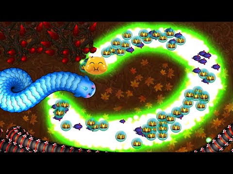 Deadly 💀 50+ Encircled Rebel Kills 🔥 Impossible Gameplay Trap Escape ✅ Little Big Snake .io  🐍