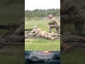 She Unleashes the M240 Beast — The Range Goes Silent 😳🔥 #Shorts #army #military