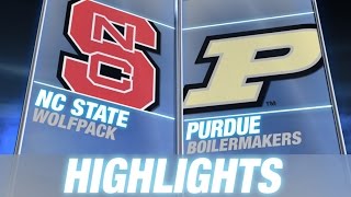 NC State vs Purdue | 2014-15 ACC Basketball Highlights