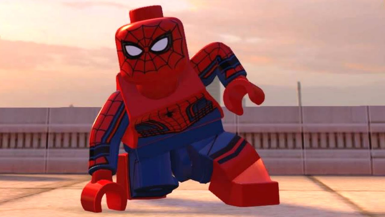 lego spiderman civil war